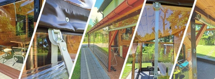 Foliowe zabudowy tarasów i altan